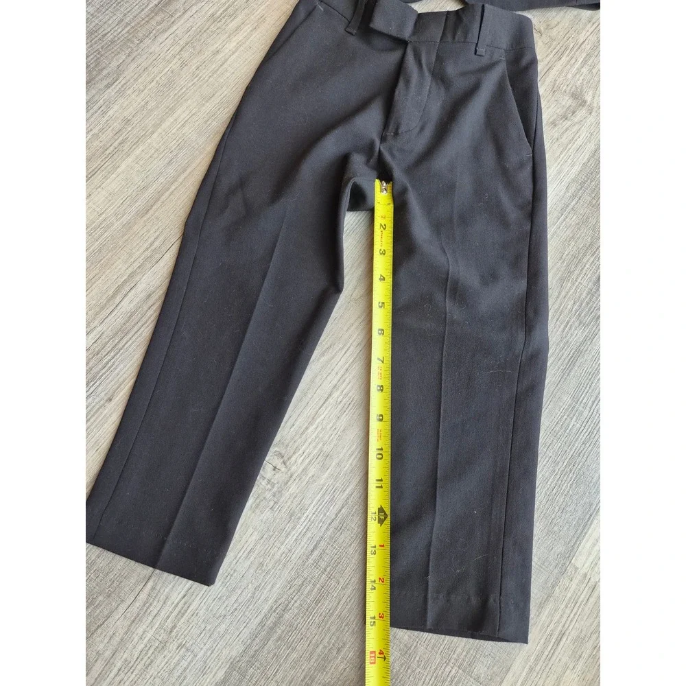 Calvin Klein Kids Boys Black 2 Piece Suit Set Blazer and Pants Size 4 Formal